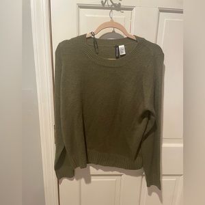 olive green sweater